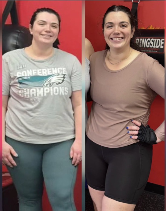 Member before and after photo